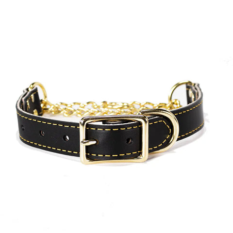 Adjustable Leather Martingale Dog Training Collar 10-26 Inch – Durable Bridle Leather – Auburn Leathercrafters | Made in USA Auburn Leathercrafters  item