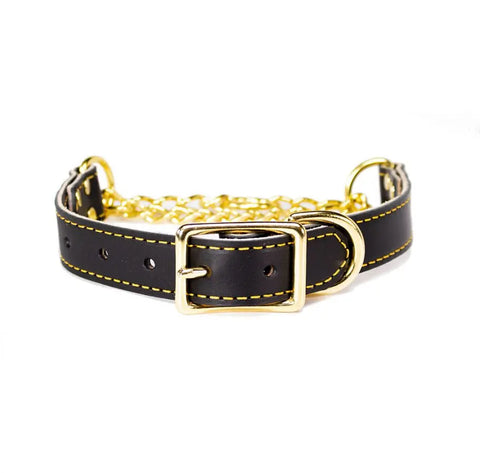 Adjustable Leather Martingale Dog Training Collar 10-26 Inch – Durable Bridle Leather – Auburn Leathercrafters | Made in USA Auburn Leathercrafters  item