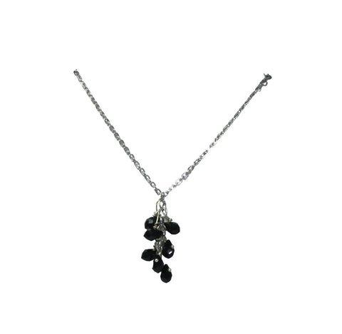 Adjustable Mini Crystal Cluster Necklace – Sparkling Color Options on Silver Chain | Made in USA Jewelry Michelle Marie Boutique  Necklace