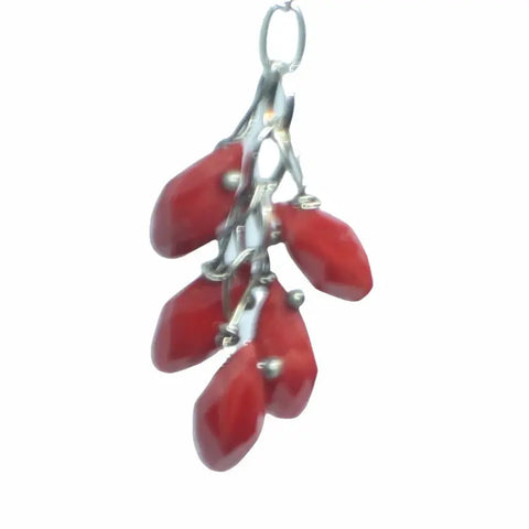 Adjustable Mini Crystal Cluster Necklace – Sparkling Color Options on Silver Chain | Made in USA Jewelry Michelle Marie Boutique  Necklace