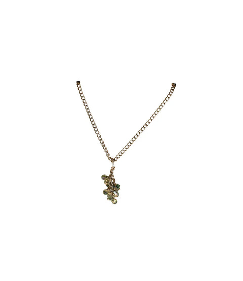 Adjustable Mini Crystal Cluster Necklace – Sparkling Color Options on Silver Chain | Made in USA Jewelry Michelle Marie Boutique  Necklace