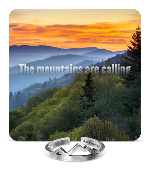 Adjustable Mountain Cuff Ring – Outdoor Adventure Jewelry by Whitney Howard Designs | Made in USA Whitney Howard Designs  InspireRings