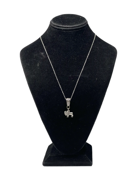 Adjustable Pewter Bear Charm Necklace – Nature-Inspired Jewelry Gift | Made in USA Michelle Marie Boutique  Necklace