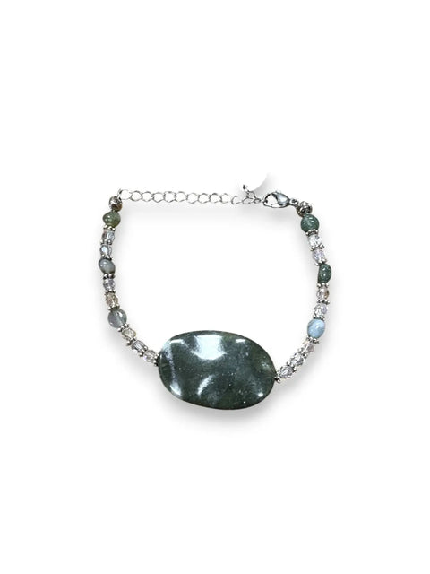 Adjustable Tree Jasper Gemstone Bracelet – Nature-Inspired Crystal Jewelry | Made in USA Michelle Marie Boutique  Bracelets