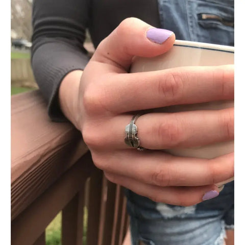 Adjustable Violin Musician Cuff Ring – Handcrafted Musical Instrument Jewelry | Made in USA Whitney Howard Designs  InspireRings