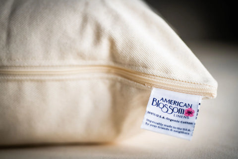 Adjustable Wool Pillow with Natural Cotton Cover | Organic & USA-Made | Great for All Sleep Positions American Blossom Linens  Pillows & Pillowcases