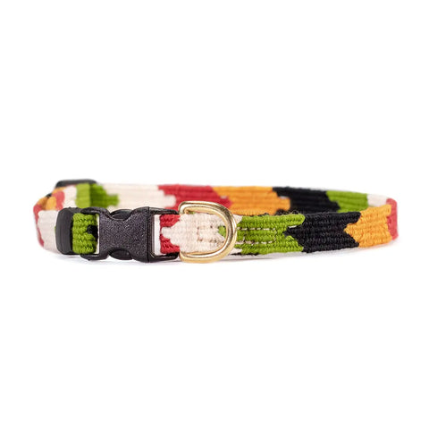 Adjustable XS Chevron Small Pet Collar 8-12 Inch Side Release Buckle – Comfortable Fit | Made in USA Auburn Leathercrafters  item