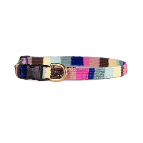 Adjustable XS Side-Release Pet Collar 8-12 Inch for Small Dogs and Cats – Vibrant Design | Made in USA Auburn Leathercrafters  item