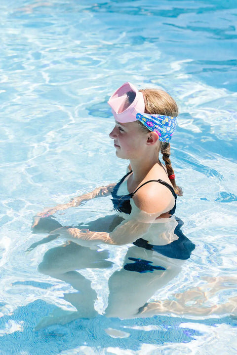Adult Flamingo Pop Swim Mask – Anti-Fog Silicone Frame with Tempered Glass Lenses | Assembled in USA Splash Place  Adult Swim Mask