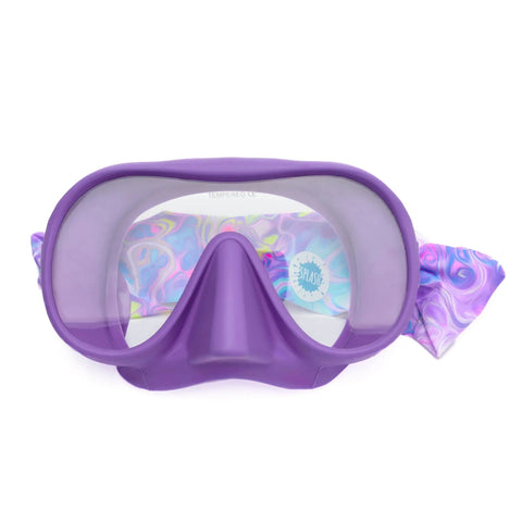 Adult Pastel Swirl Swim Mask – Silicone Frame with Tempered Glass Lenses | Splash Place | Assembled in USA Splash Place  Adult Swim Mask