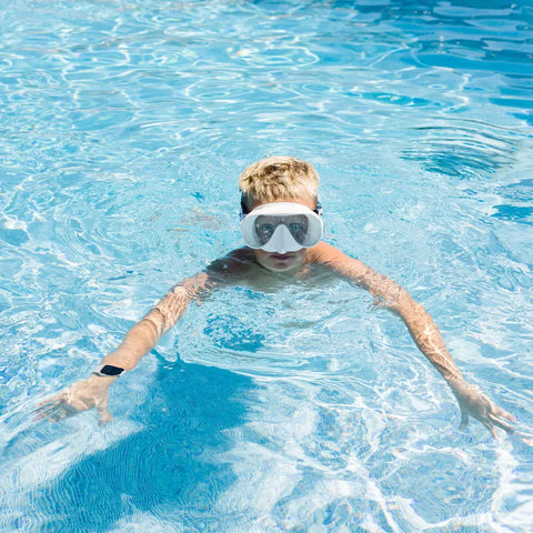 Adult Swim Mask Boardwalk Design – Anti-Fog Clear Lenses – Silicone Frame | Assembled in USA Splash Place  Adult Swim Mask