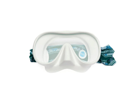 Adult Turtle Print Swim Mask Goggles – Silicone Frame With Anti-Fog Tempered Glass Lenses | Assembled in USA Splash Place  Adult Swim Mask
