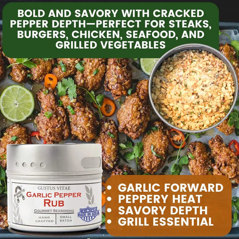 All American Wings Gourmet Seasoning Set – Handcrafted Spice Collection | Made in USA Gustus Vitae  Collections & Gift Sets