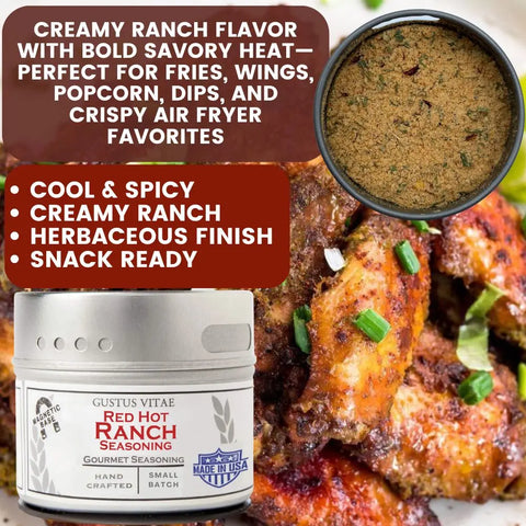 All American Wings Gourmet Seasoning Set – Handcrafted Spice Collection | Made in USA Gustus Vitae  Collections & Gift Sets