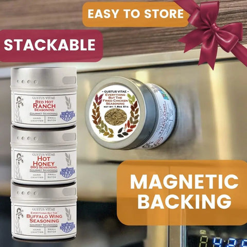 All American Wings Gourmet Seasoning Set – Handcrafted Spice Collection | Made in USA Gustus Vitae  Collections & Gift Sets