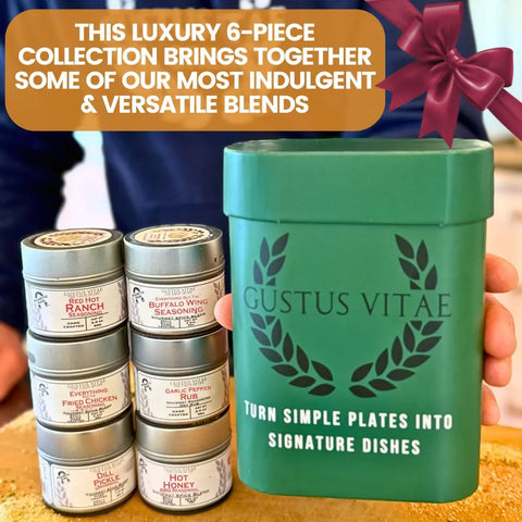 All American Wings Gourmet Seasoning Set – Handcrafted Spice Collection | Made in USA Gustus Vitae  Collections & Gift Sets