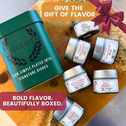 All American Wings Gourmet Seasoning Set – Handcrafted Spice Collection | Made in USA Gustus Vitae  Collections & Gift Sets