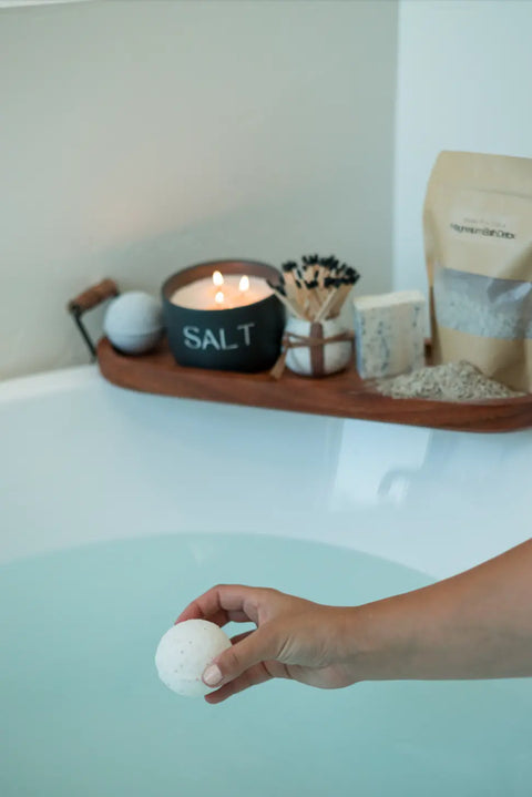 All-Natural USA-Made Bath Bomb – Deep Hydration, Detox & Muscle Relief | Spa-Quality Self-Care Shanti + Tula  Bath & Body