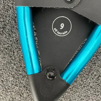 All-Terrain Snowshoes 27 Inch Teal – Lightweight Durable Frame | Made in USA - Scratch & Save Crescent Moon  item