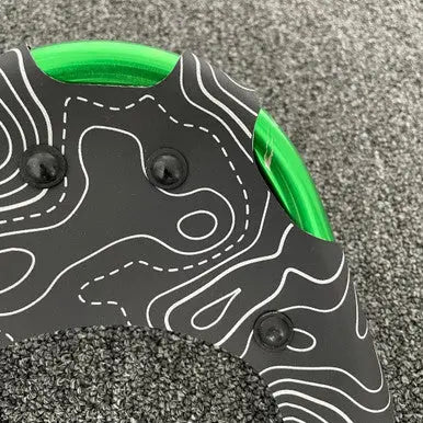 All-Terrain Snowshoes 27 Inch – Durable Sawtooth Green Frame | Made in USA - Scratch & Save Crescent Moon  item