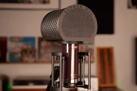 Alpaca Felt Microphone Cover – Studio-Grade Noise Reduction | Made in USA by Alpaca Mic Alpaca Mic  Microphone Accessory