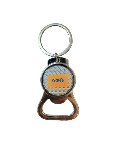 Alpha Phi Omega Greek Letter Bottle Opener Keychain – Durable Bar Tool | Made in USA Michelle Marie Boutique  Bottle Opener