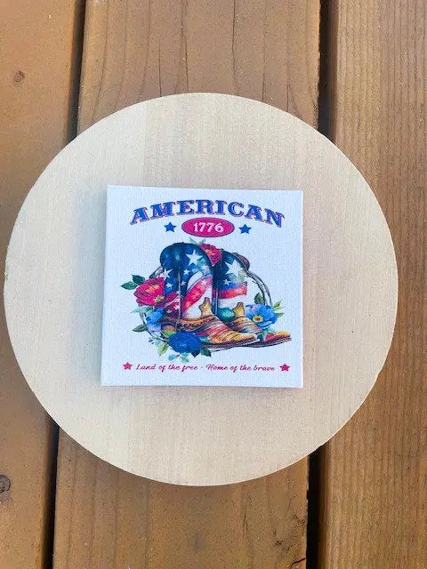 American 1776 Coaster (Set of 4) Liberty Cottage Design 
