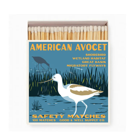 American Avocet Cabin Matches Good & Well Supply Co. 
