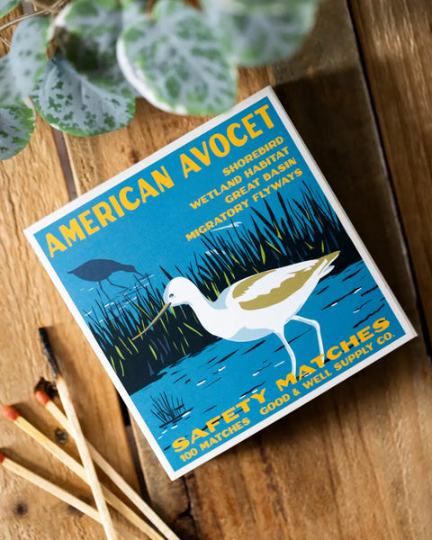 American Avocet Cabin Matches Good & Well Supply Co. 