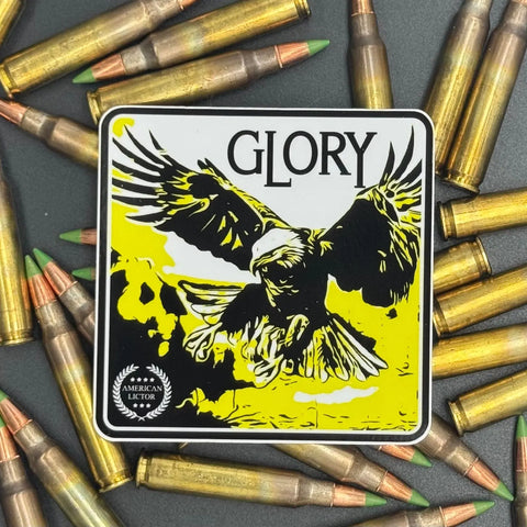 American Bald Eagle Sticker 3 Inch – Patriotic Decal | Made in USA American Lictor  Vinyl Stickers