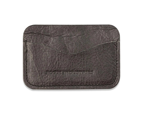 American Bison Leather Card Case – Minimalist Wallet – Handcrafted in USA Rogue Industries  Wallet
