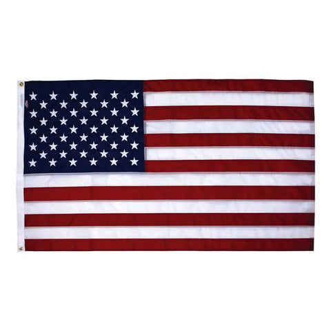 American Flag, Heavyweight Polyester - 100% Made in USA Freedom Flag and Pole 