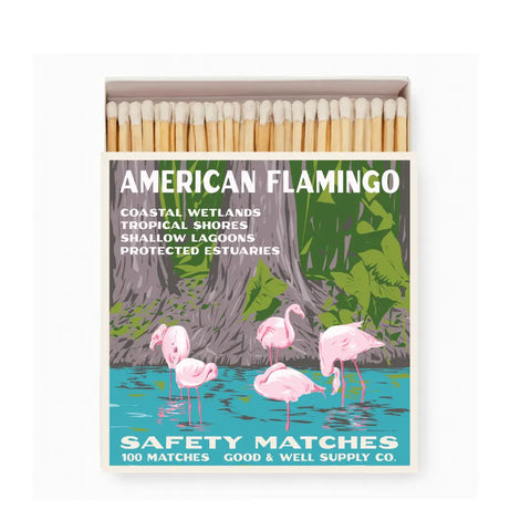 American Flamingo Cabin Matches Good & Well Supply Co. 