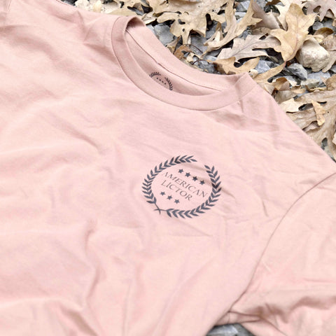 American Lictor Laurel Logo T-Shirt – Premium American Cotton Top | Made in USA Apparel American Lictor  T-Shirt
