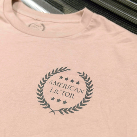 American Lictor Laurel Logo T-Shirt – Premium American Cotton Top | Made in USA Apparel American Lictor  T-Shirt