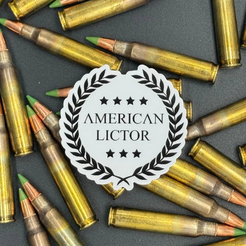 American Lictor Logo Vinyl Sticker – Patriotic Decal | Made in USA American Lictor  Vinyl Stickers