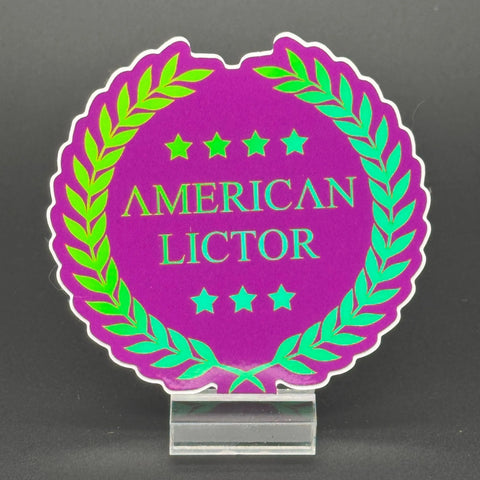 American Lictor Logo Vinyl Sticker – Patriotic Decal | Made in USA American Lictor  Vinyl Stickers