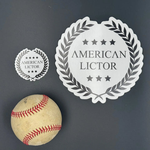 American Lictor Logo Vinyl Sticker – Patriotic Decal | Made in USA American Lictor  Vinyl Stickers