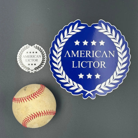 American Lictor Logo Vinyl Sticker – Patriotic Decal | Made in USA American Lictor  Vinyl Stickers