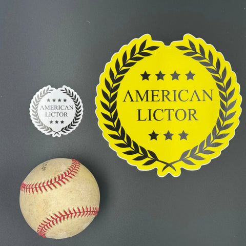 American Lictor Logo Vinyl Sticker – Patriotic Decal | Made in USA American Lictor  Vinyl Stickers