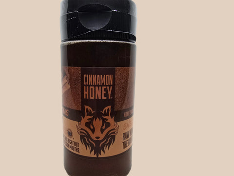 American-Made Raw Cinnamon Honey – All Natural Brooksville Florida Harvest | Artisan Local Honey Blend Made in USA Honey Badgers Bee Farm  Honey