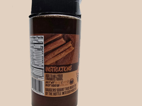 American-Made Raw Cinnamon Honey – All Natural Brooksville Florida Harvest | Artisan Local Honey Blend Made in USA Honey Badgers Bee Farm  Honey