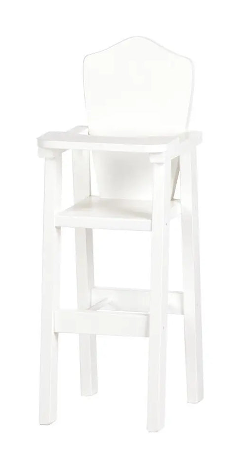 Amish Crafted Wooden Doll High Chair 8x10x23 Inch Solid Pine Toy – Rebekah's Collection | Made in USA Amish Toy Box  Doll Furniture