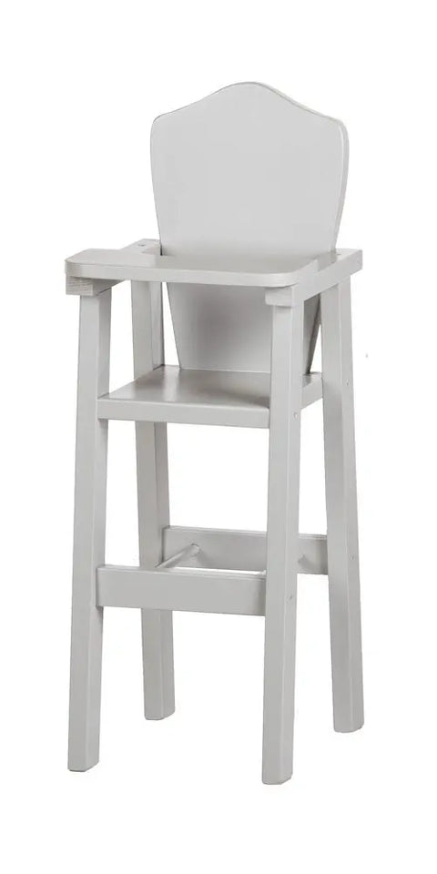 Amish Crafted Wooden Doll High Chair 8x10x23 Inch Solid Pine Toy – Rebekah's Collection | Made in USA Amish Toy Box  Doll Furniture