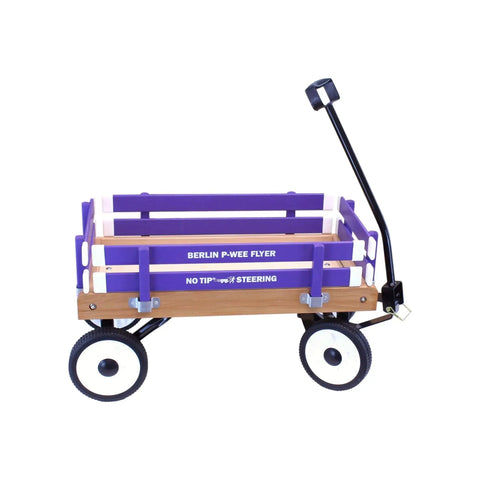 Amish Handcrafted Berlin P-Wee Wagon – Child-Sized Solid Hardwood Toy Wagon with Steel Frame | Made in USA Amish Toy Box  Wagon