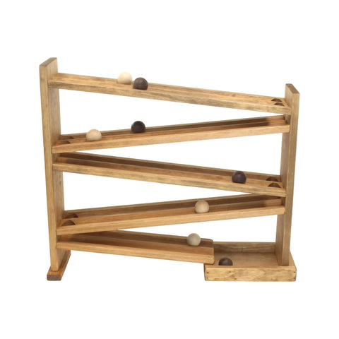 Amish Handmade Wooden Ball Roller Racetrack Toy – Classic Kids Playset | Made in USA Amish Toy Box  Toy