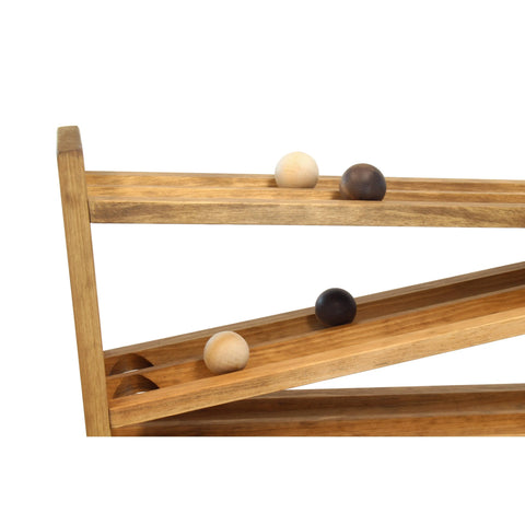 Amish Handmade Wooden Ball Roller Racetrack Toy – Classic Kids Playset | Made in USA Amish Toy Box  Toy
