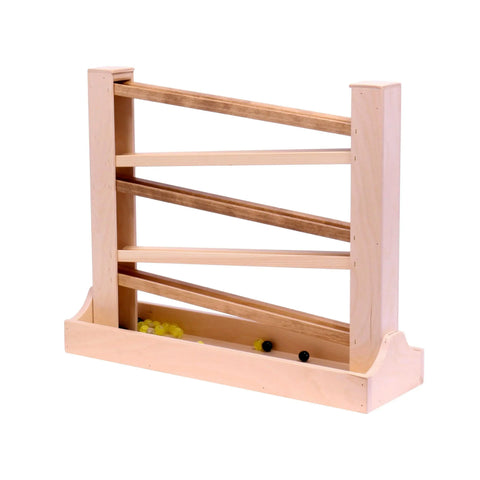 Amish Heirloom Wooden Marble Roller Toy – Classic Action Playset – Child Safe Finish | Handcrafted in USA Amish Toy Box  Marble and Ball Rollers