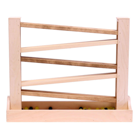 Amish Heirloom Wooden Marble Roller Toy – Classic Action Playset – Child Safe Finish | Handcrafted in USA Amish Toy Box  Marble and Ball Rollers