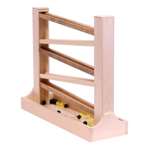 Amish Heirloom Wooden Marble Roller Toy – Classic Action Playset – Child Safe Finish | Handcrafted in USA Amish Toy Box  Marble and Ball Rollers